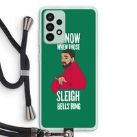 Sleigh Bells Ring: Samsung Galaxy A52s 5G Transparant Hoesje met koord