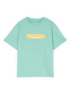 Palm Angels Kids t-shirt Palm Waves en coton - Vert