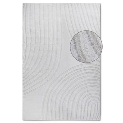 Vloerkleed Pigment - Crème Wit maat: 170x120cm - materiaal: Polypropyleen - Dekbed-Discounter.nl