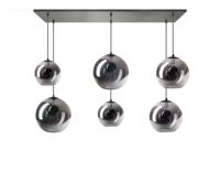 ETH 6-lichts glazen hanglamp Orb 05-HL4270-3036