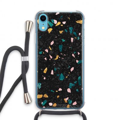 Terrazzo N°10: iPhone XR Transparant Hoesje met koord