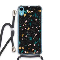 Terrazzo N°10: iPhone XR Transparant Hoesje met koord