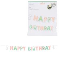 Amscan Slinger happy birthday hond/kat 180 cm | 20 stuks