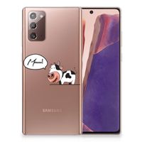 Samsung Note 20 Telefoonhoesje met Naam Cow