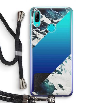 Golven: Huawei P Smart (2019) Transparant Hoesje met koord
