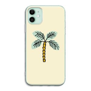 Palmboom: iPhone 11 Transparant Hoesje