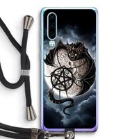Volle maan: Huawei P30 Transparant Hoesje met koord
