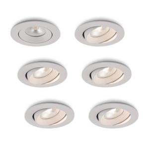 LED-inbouwspot Ozera wit 10W dimbaar IP54