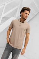 Dadado Bari Korte Mouwen Polo Heren Bruin - Maat M - Kleur: Bruin | Soccerfanshop