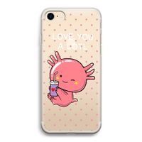 Love You A Lotl: iPhone 7 Transparant Hoesje
