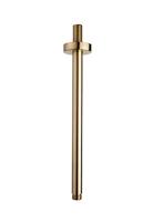 Wiesbaden luxe douche-arm rond plafondbev. 30cm geborsteld messing