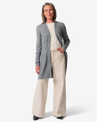 HEMA Damesvest Lana Middengrijs (middengrijs)