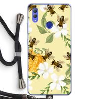 No flowers without bees: Honor Note 10 Transparant Hoesje met koord