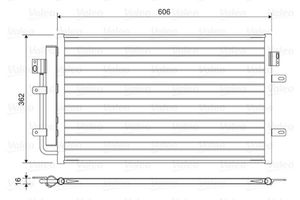 Condensor, airconditioning 822551
