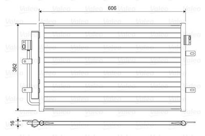 Condensor, airconditioning 822551