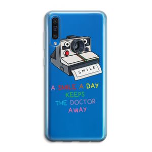 Smile: Samsung Galaxy A50 Transparant Hoesje