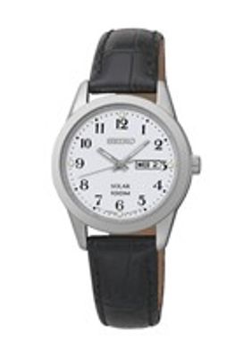 Horlogeband Seiko V138-0AB0 / SUT195P1 Leder Bruin 14mm