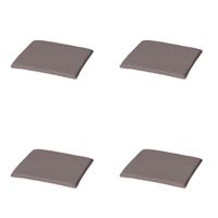 Zitje universeel 40x40 met rits Panama taupe (4 stuks) Madison - Madison