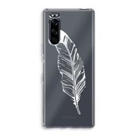 Pluim: Sony Xperia 5 Transparant Hoesje