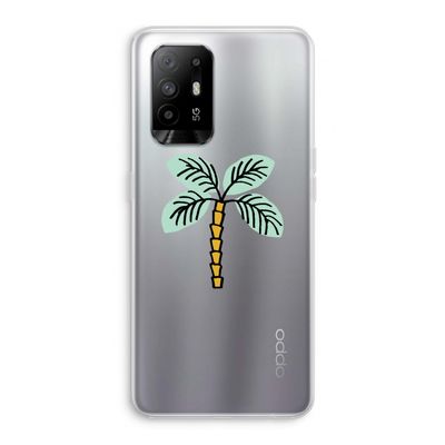 Palmboom: Oppo A94 5G Transparant Hoesje