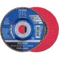 PFERD TOOLS 67660425 PFF 125 CO-COOL 40 SG STEELOX Lamellenschijf Diameter 125 mm Boordiameter 22.23 mm Korrelgrootte (num) 40 Aluminium legering, Legering op