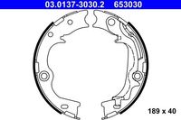 Remschoenset, parkeerrem 03013730302