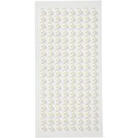 Creativ Company Halve kralen, d 5 mm, wit, 144 stuk/ 1 doos