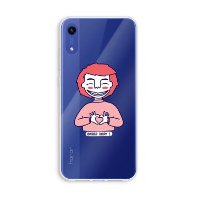 Hartje: Honor Play 8A Transparant Hoesje