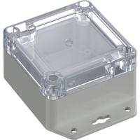 TRU COMPONENTS 6U07080805737 TC-13865220 Industriële behuizing 106.5 x 76.5 x 45 ABS-PC Lichtgrijs, Transparant 1 stuk(s)