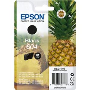 Epson 604 inktcartridge 1 stuk(s) Origineel Normaal rendement Zwart