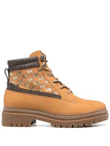 Michael Michael Kors bottes à motif monogrammé - Tons neutres