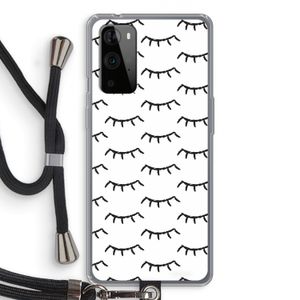 Wimpers: OnePlus 9 Pro Transparant Hoesje met koord