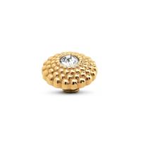Melano Vivid Lotus CZ Steentje Crystal | Goud