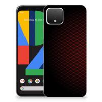 Google Pixel 4 | TPU bumper | Geruit Rood