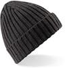 Beechfield CB465 Chunky Ribbed Beanie - Charcoal - One Size