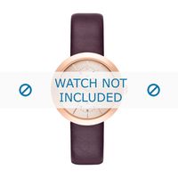 Michael Kors horlogeband MK2575 Leder Paars 18mm - thumbnail