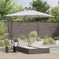 Cantilever Banana Parasol met slot Zand 249 x 249 x 250 cm