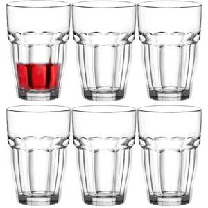 Bormioli Rocco Drinkglazen - tumbler - 6x stuks - glas - 360 ml