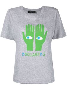 DSQUARED2 t-shirt à logo imprimé - Gris