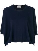 Comme Des Garçons Pre-Owned pull crop en maille - Bleu - thumbnail