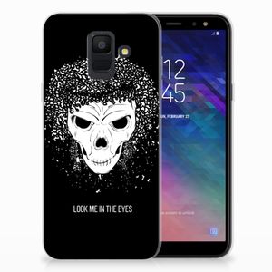 Silicone Back Case Samsung Galaxy A6 (2018) Skull Hair