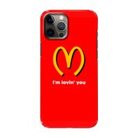 I'm lovin' you: Volledig geprint iPhone 12 Hoesje