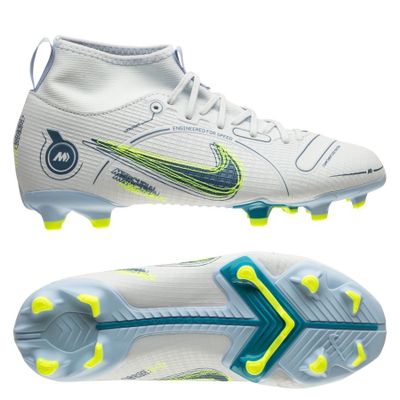 Nike Mercurial Superfly 8 Academy MG The Progress - Grijs/Blauw Kinderen Nike Mercurial Superfly 8 Academy MG The Progress - Grijs/Blauw Kinderen