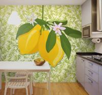 Fotobehang bloemen goedkoop Citroenboom