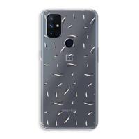 Hipster stripes: OnePlus Nord N10 5G Transparant Hoesje - thumbnail