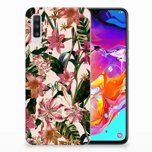 Samsung Galaxy A70 TPU Case Flowers