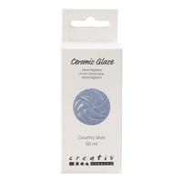 Creativ Company Keramiek glazuur 984-1101 c dekkend country blue - 60ml