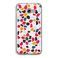 Colored Giraffe: Samsung Galaxy A5 (2017) Transparant Hoesje