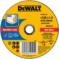 DeWalt Accessoires Extreme 2X Doorslijpschijf INOX 125 x 1.2 x 22,2mm - DT43904-QZ - thumbnail