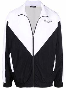 Balmain veste de sport à détail de découpes - Noir